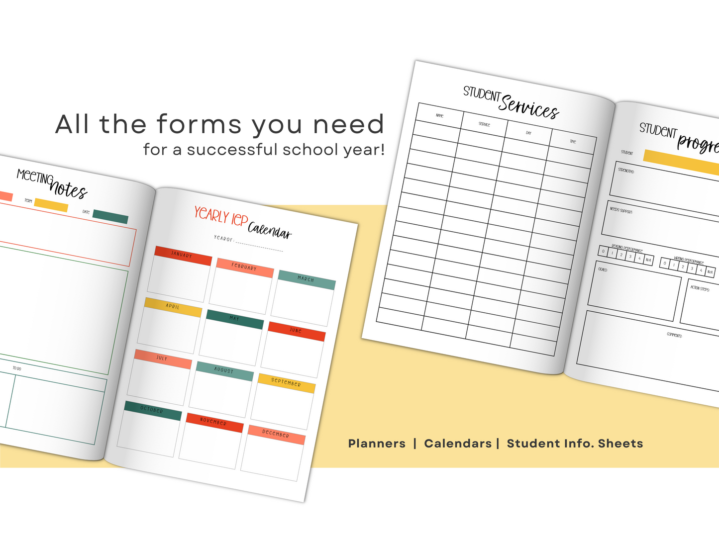 SLP/ Service Provider Printable Planner - Jungle Floral Theme