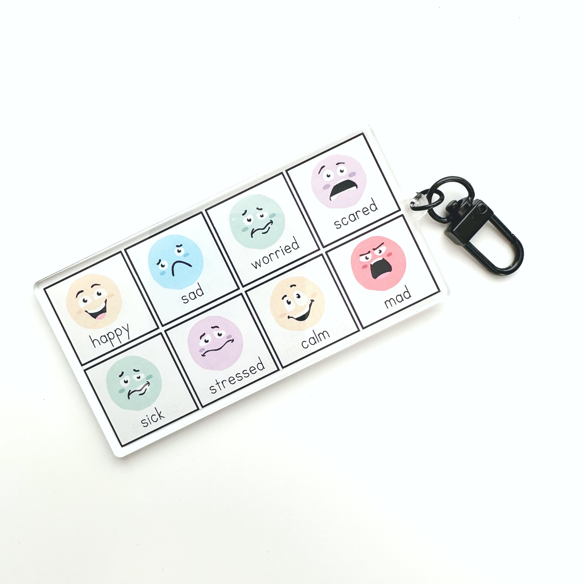 Keychain Aac Mini AAC Board Keychain – Play Therapy Creative