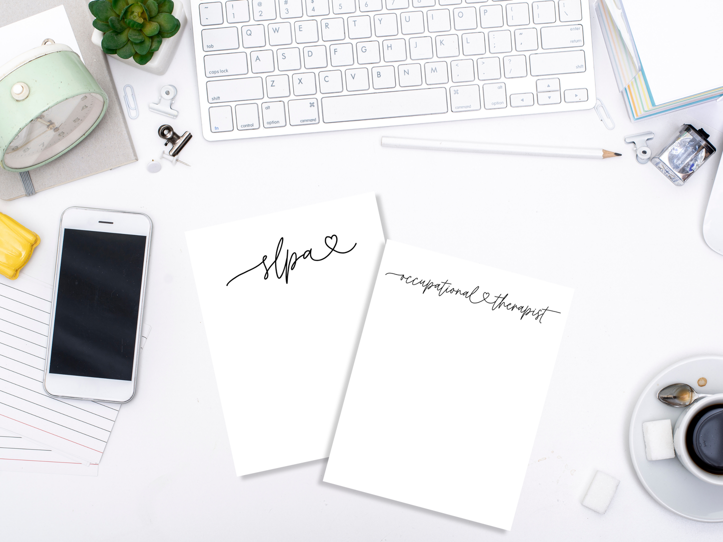 Love Script Professional Title Notepads
