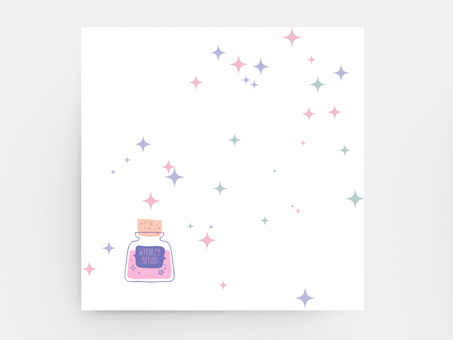 Book Themed Potion Sticky Notes