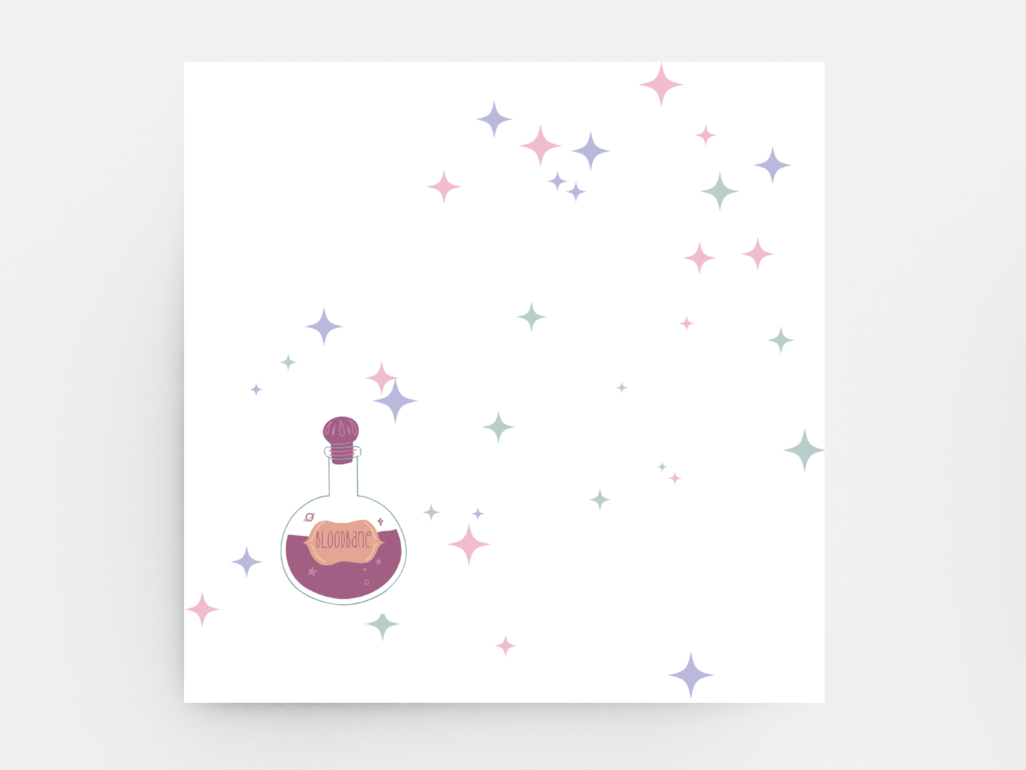 Book Themed Potion Sticky Notes