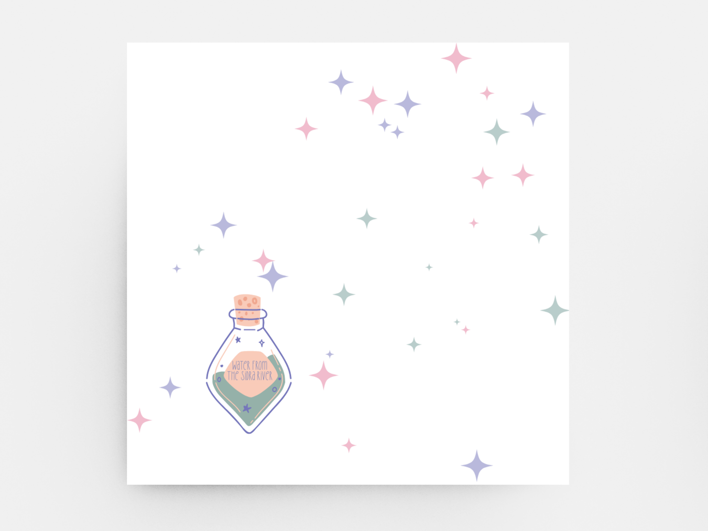 Book Themed Potion Sticky Notes