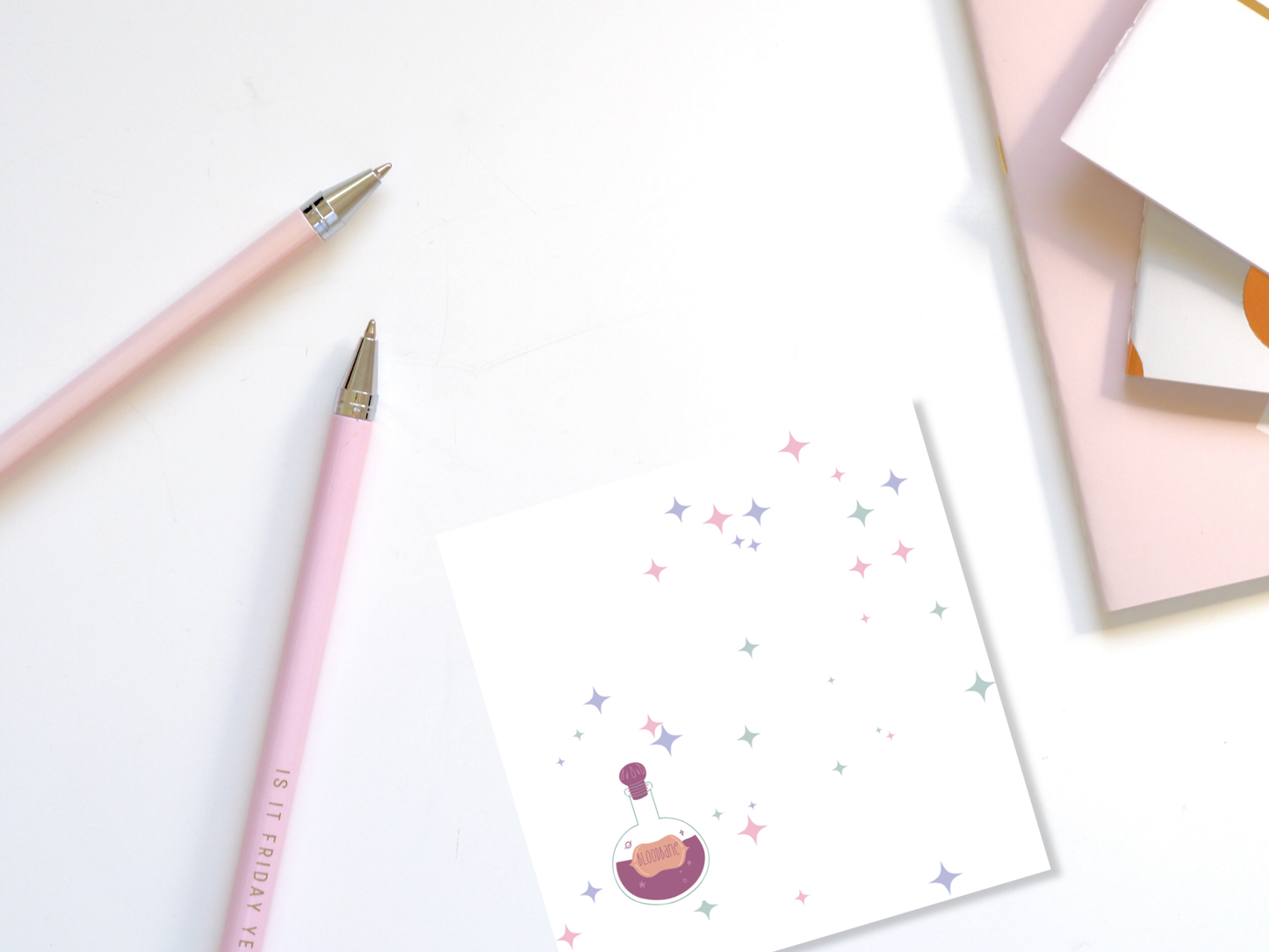 Book Themed Potion Sticky Notes