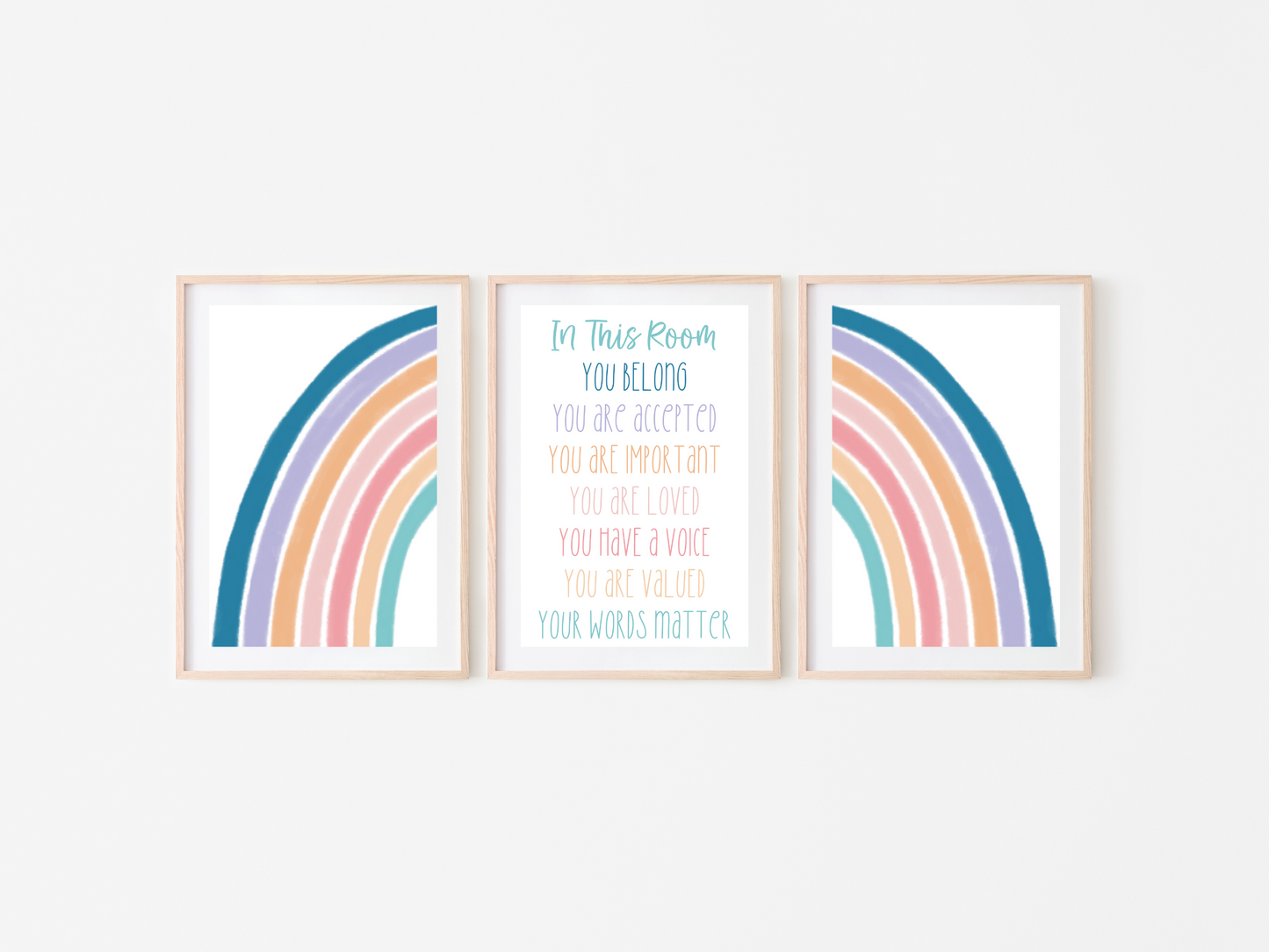 Rainbow Affirmation Prints