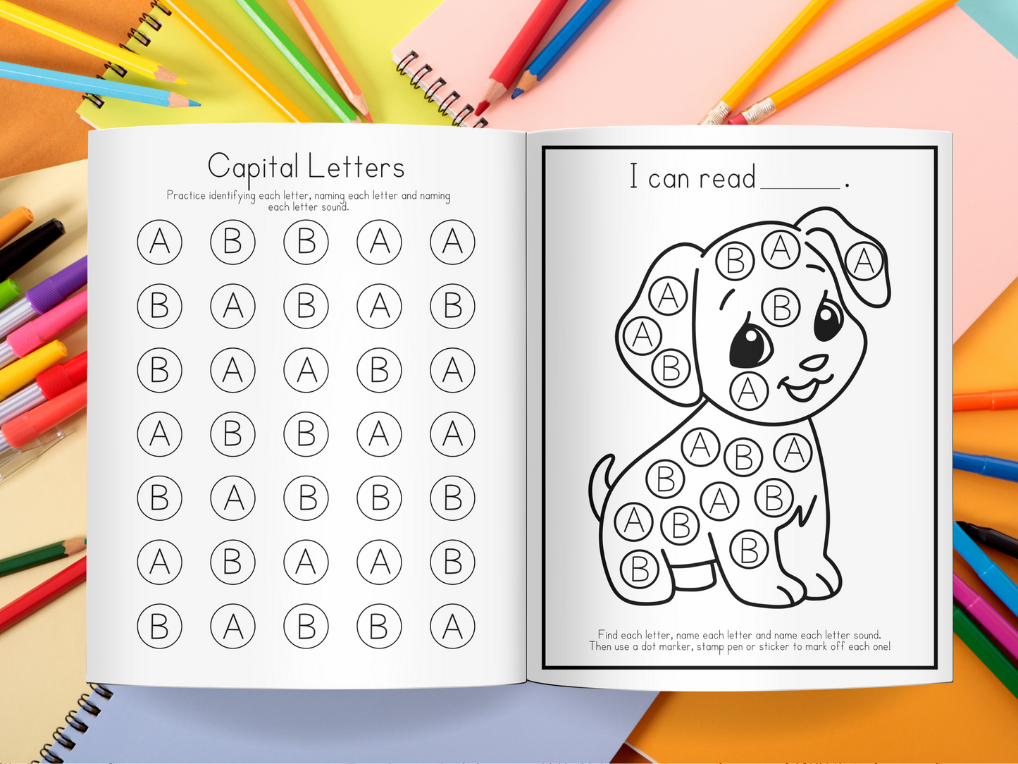 Big Book of Dot Marker Fun: Capital + Lowercase Letters