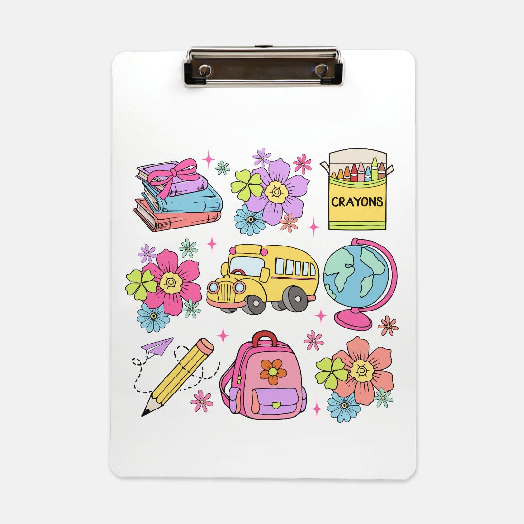 Back to School Again Clipboard