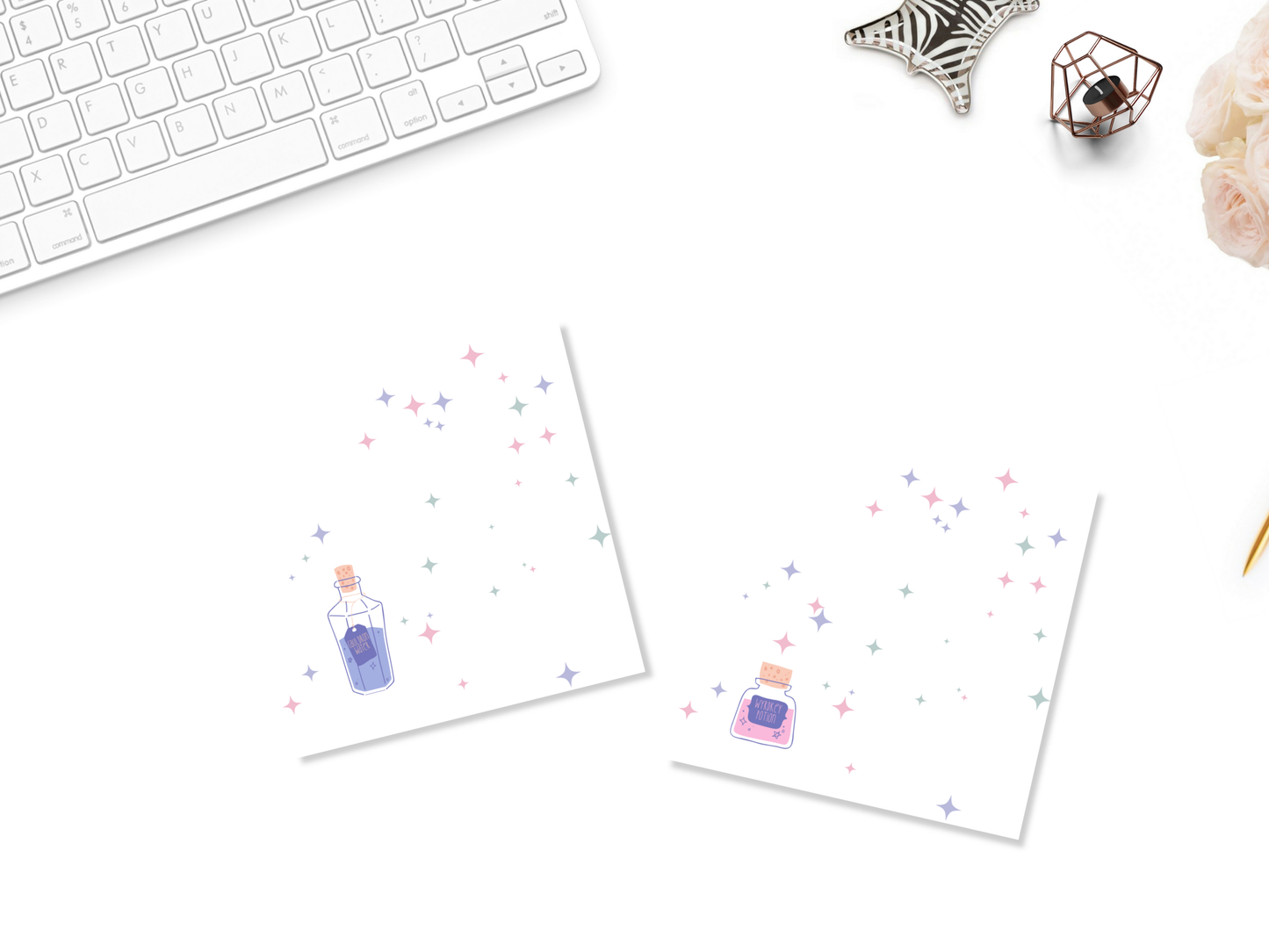 Book Themed Potion Sticky Notes