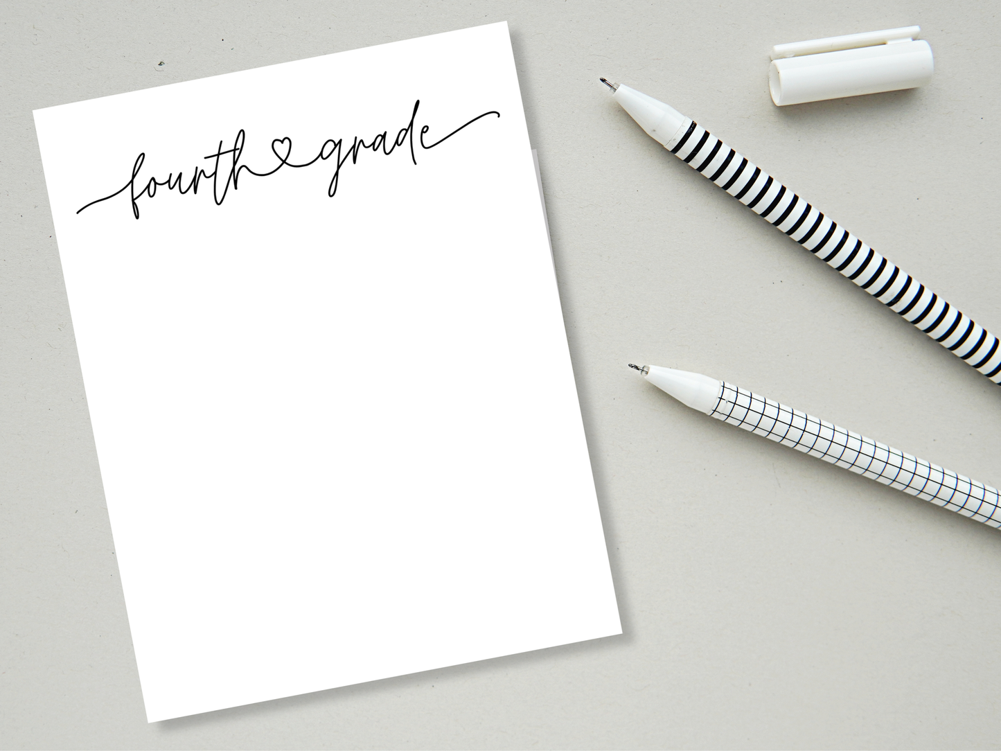 Love Script Professional Title Notepads