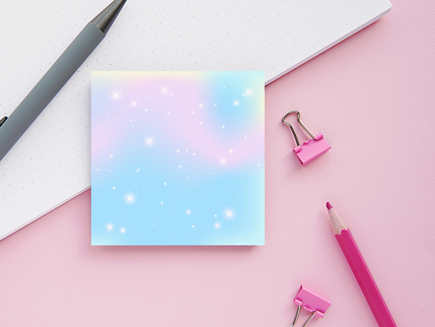 Pastel Galaxy Sticky Notes