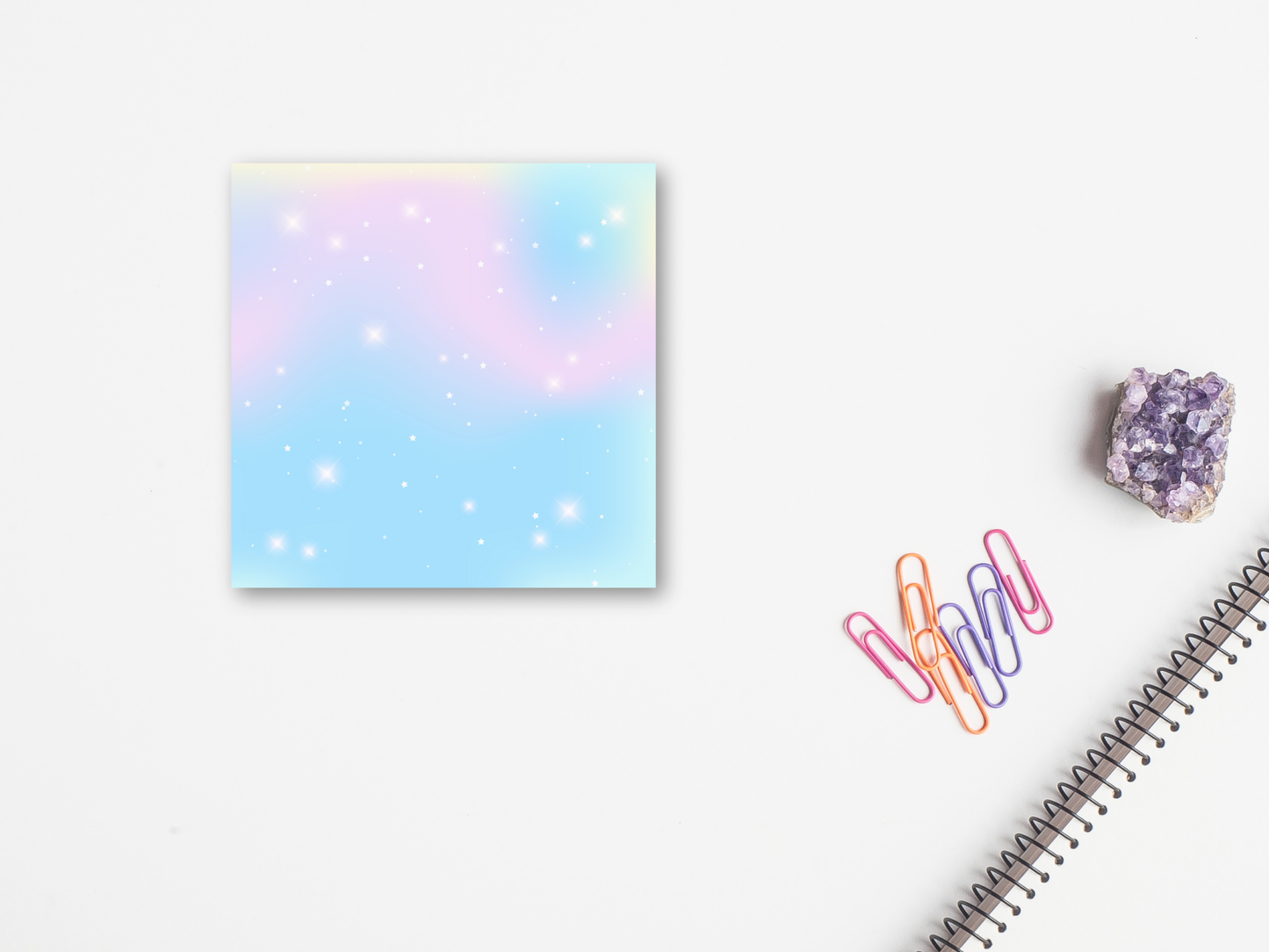 Pastel Galaxy Sticky Notes