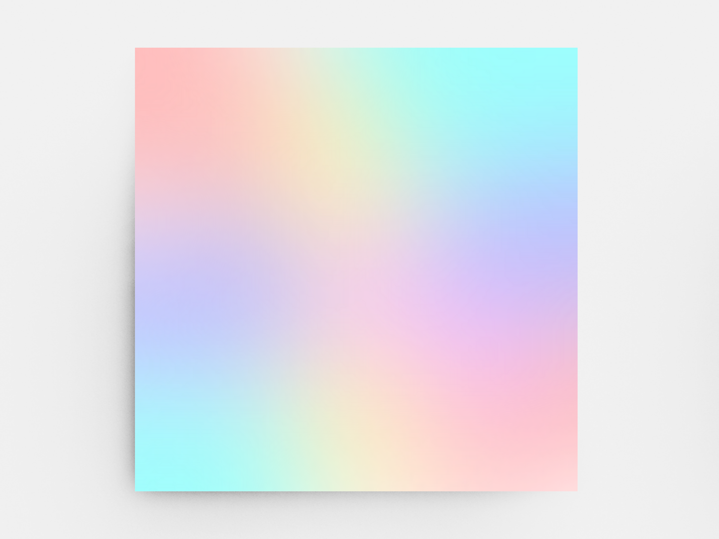 Pastel Rainbow Watercolor Sticky Notes