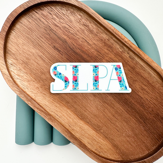 Floral SLPA Sticker