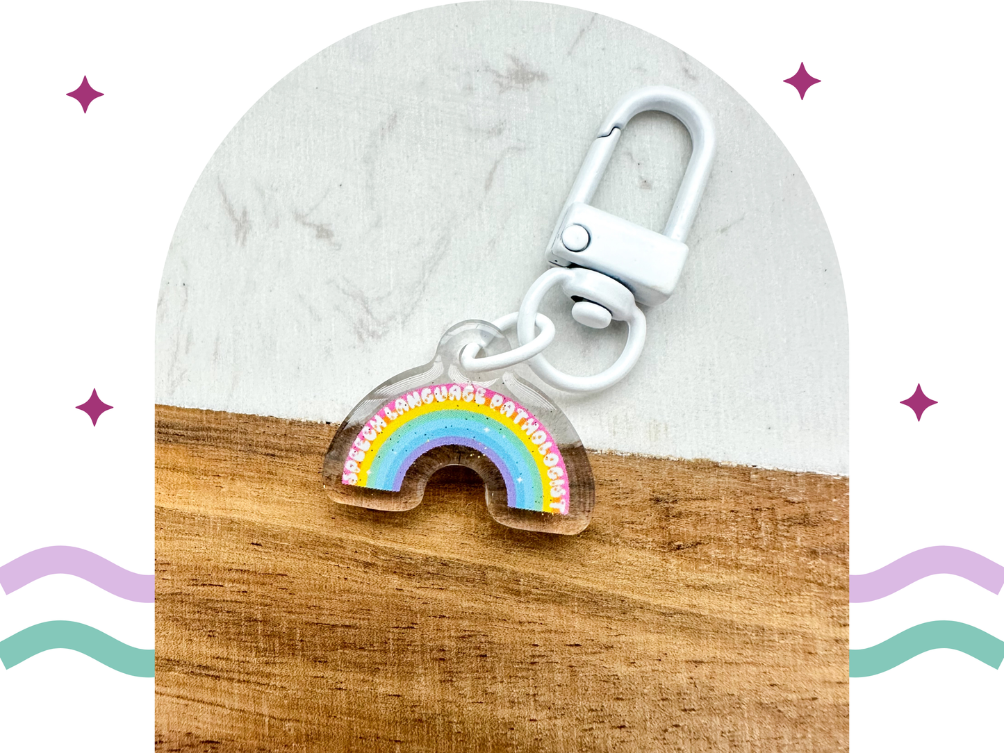 SLP Rainbow Badge Charm
