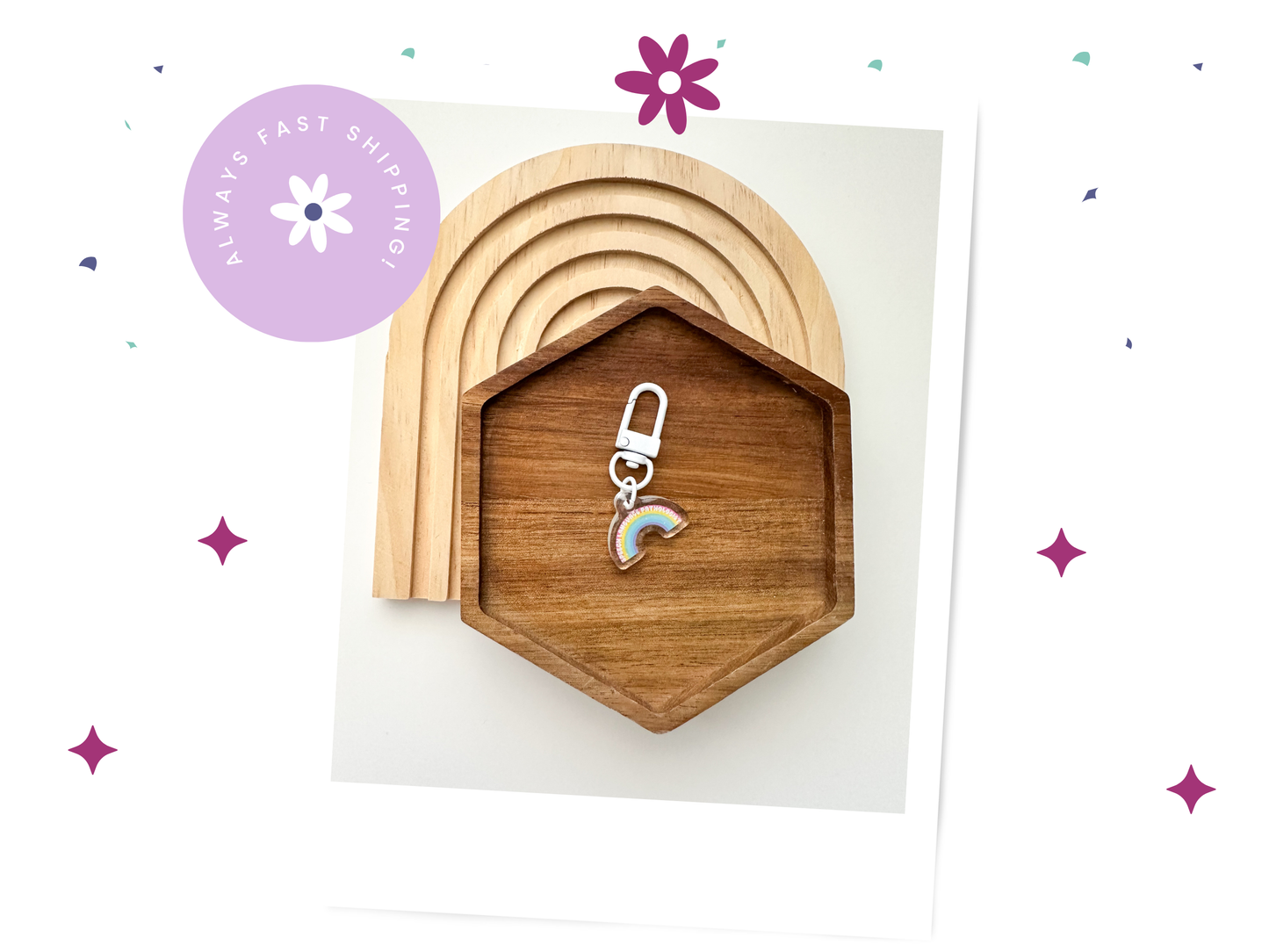 SLP Rainbow Badge Charm