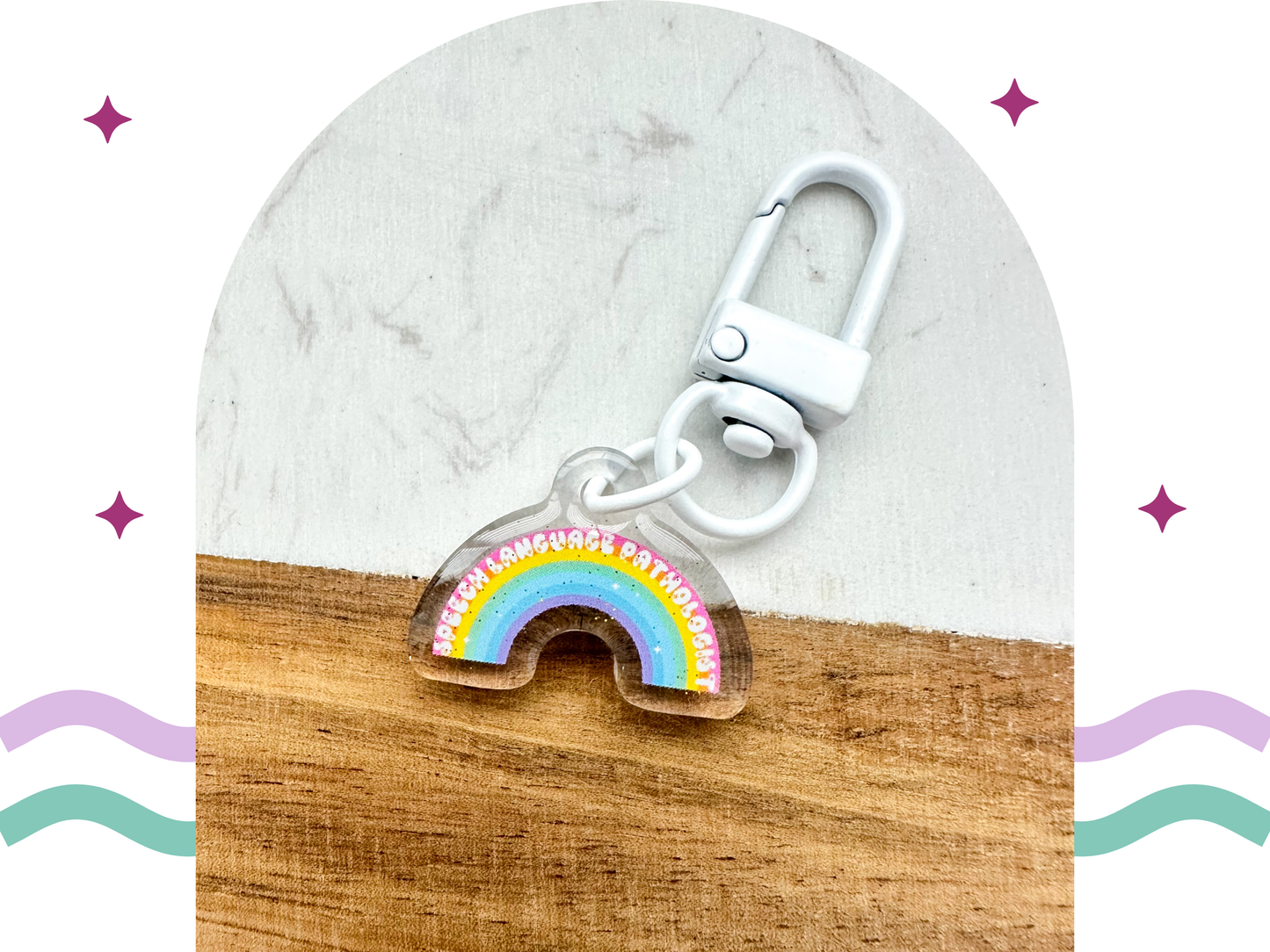 SLP Rainbow Badge Charm