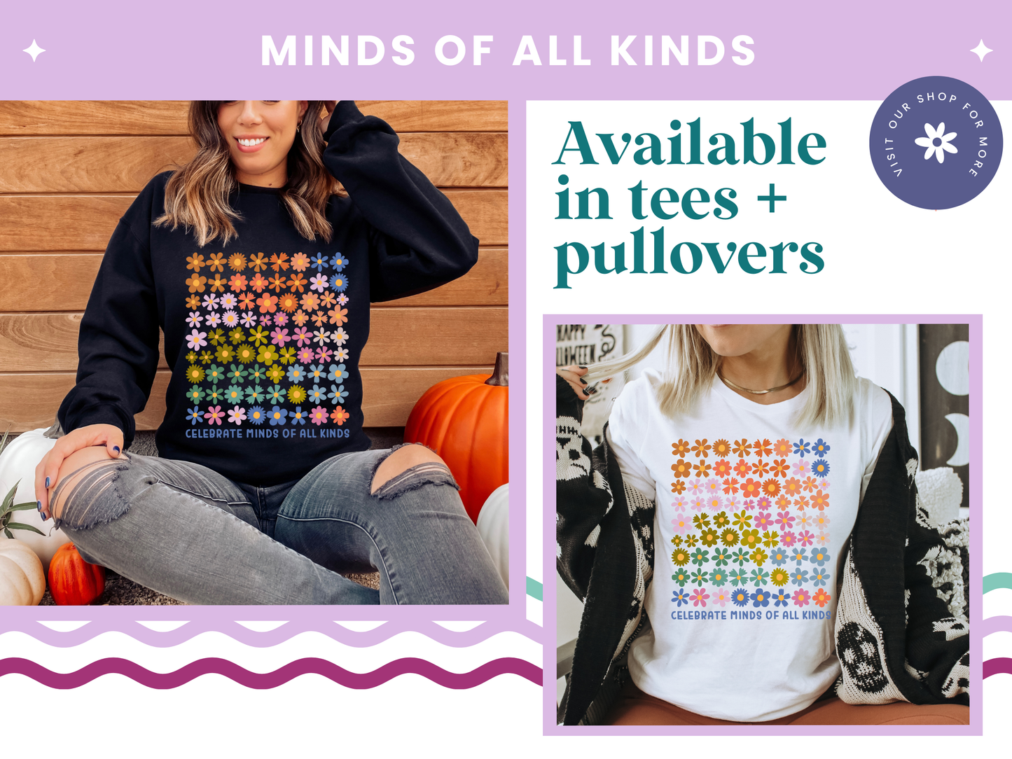 Floral Minds of All Kinds Tee