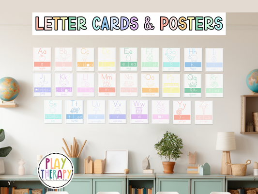 Letter Posters + Cards