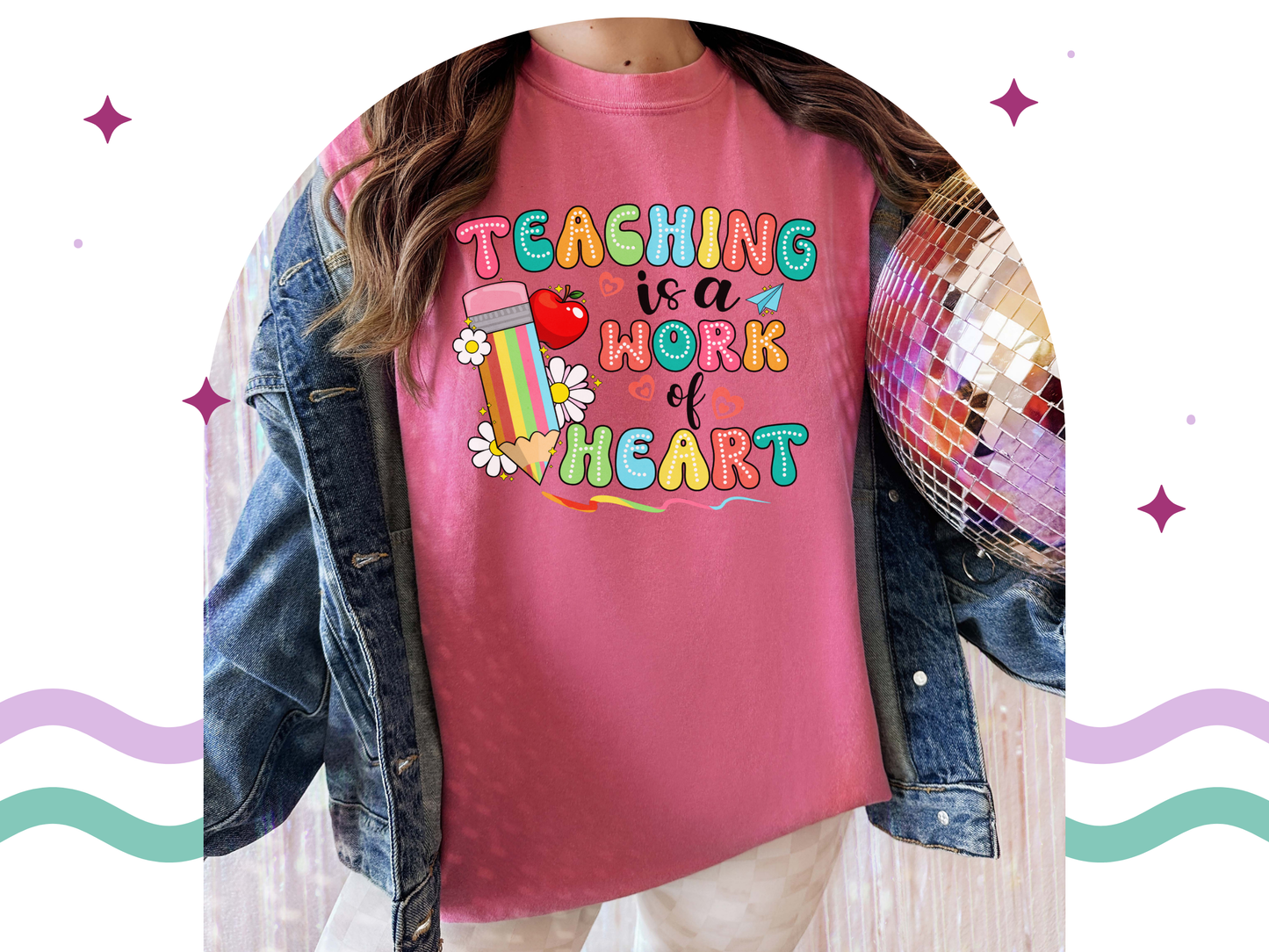 Teaching is a Work of Heart Tee