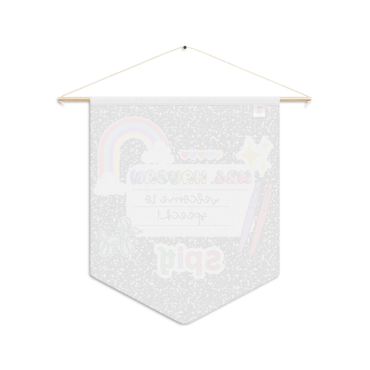 Custom Comp Book Pennant | Speech