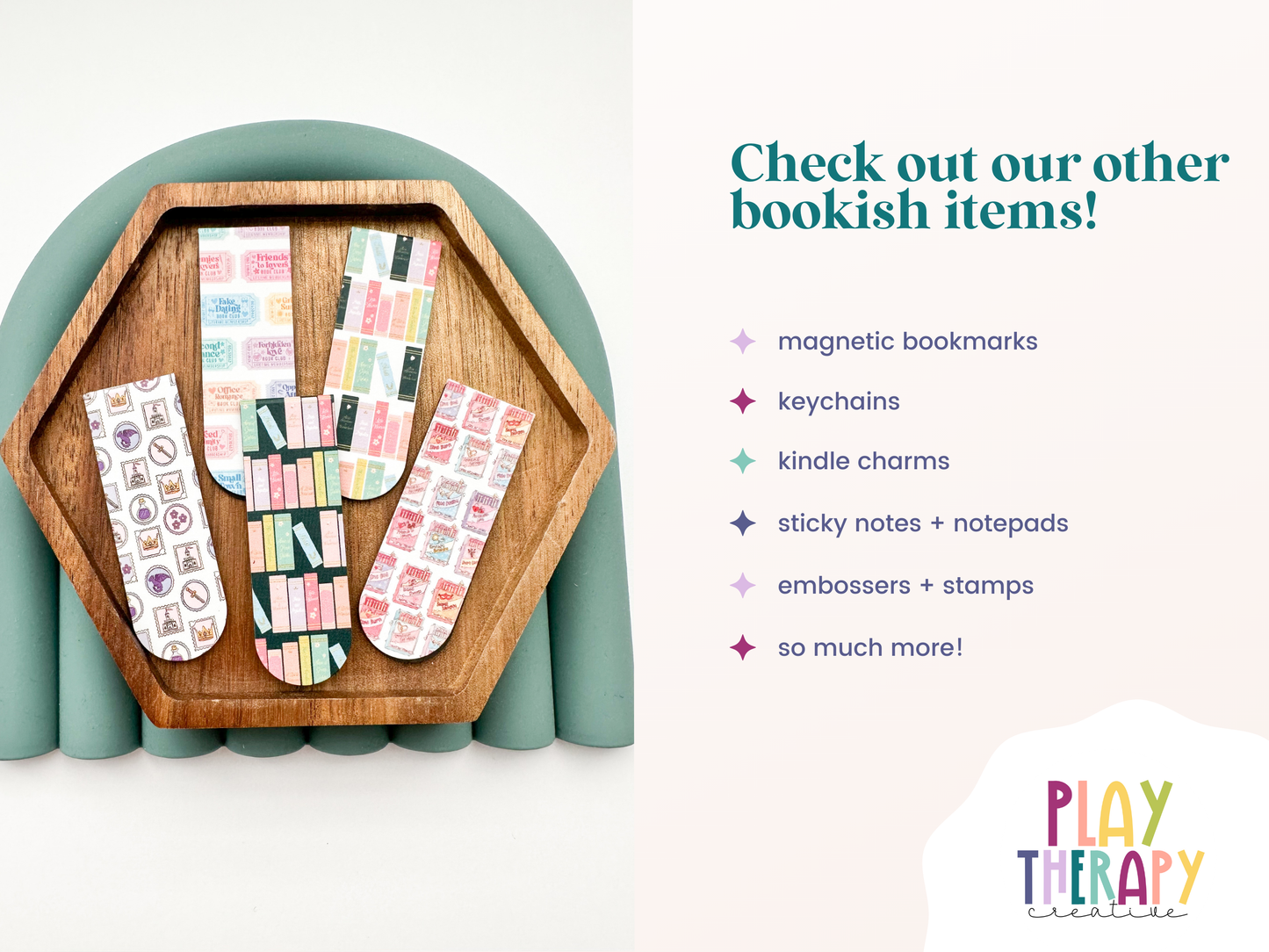 Pastel Gingham Bookmarks