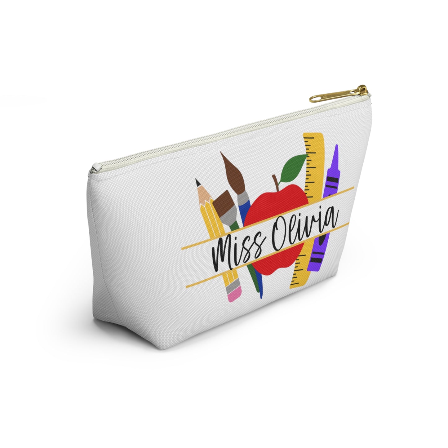 Customizable Pencil Pouch w T-bottom