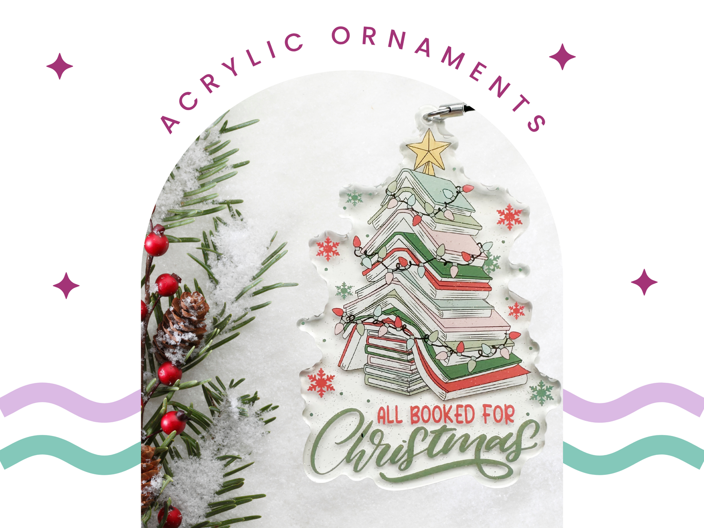 Bookish Ornaments