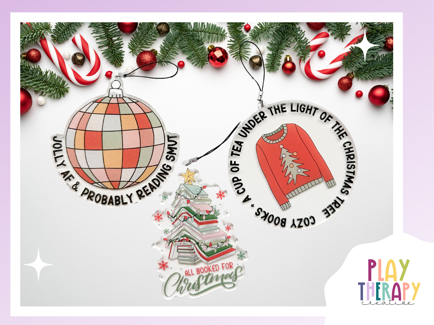 Bookish Ornaments