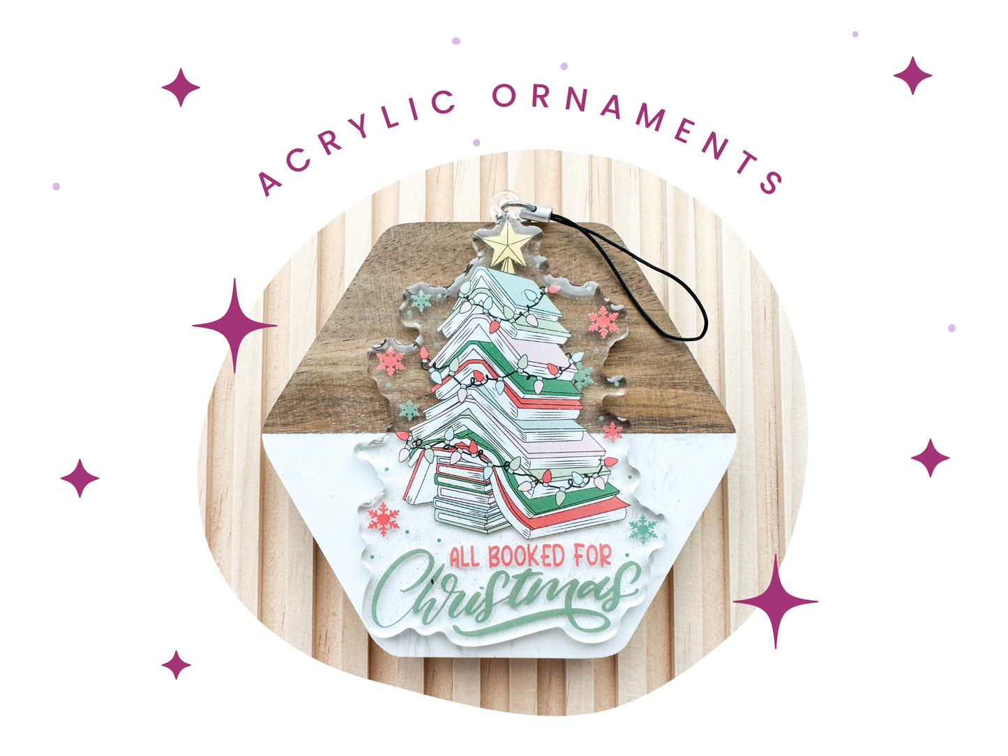 Bookish Ornaments