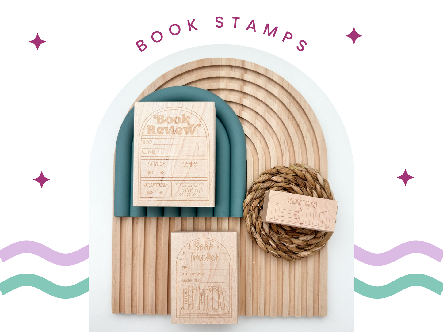 Book Review Stamps