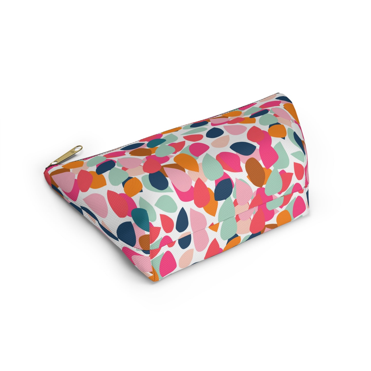 Abstract Pencil Pouch w T-bottom