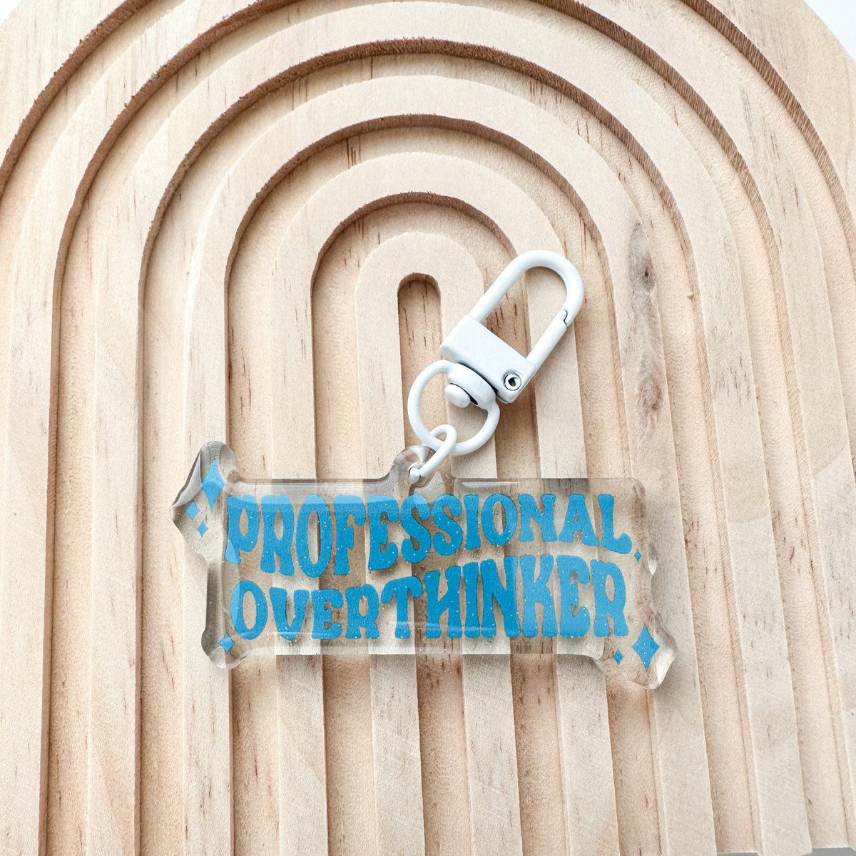 Overthinker Keychains Professional Overthinker Keychain – Play Therapy Creative