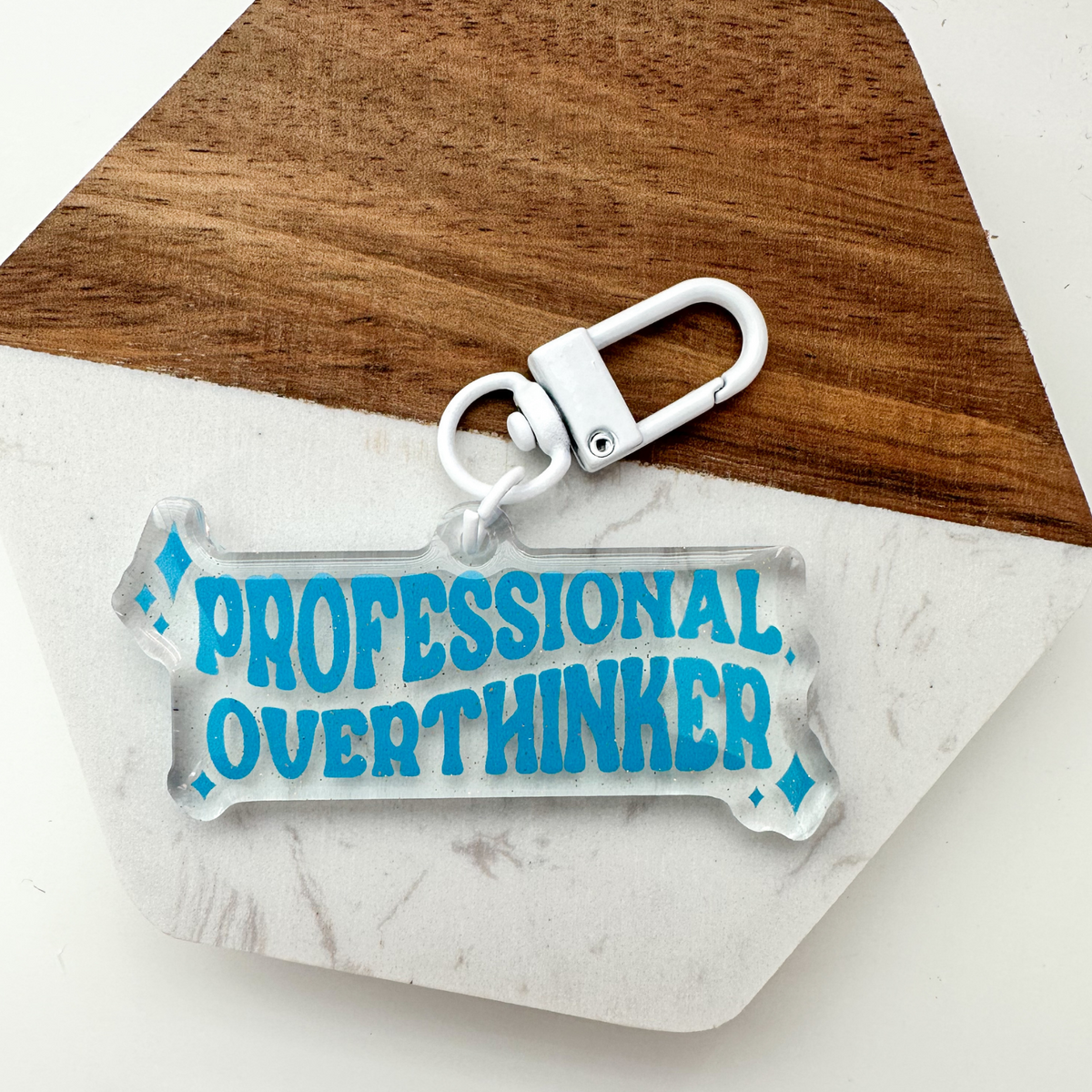 Overthinker Keychains Professional Overthinker Keychain – Play Therapy Creative