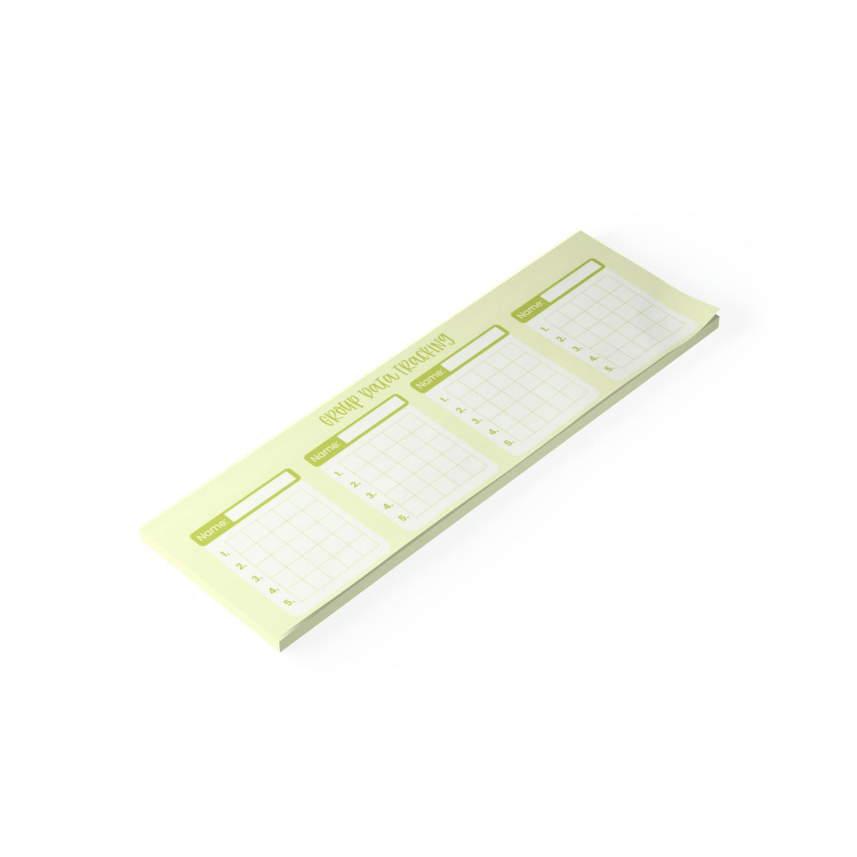 Citron Group Data Tracker Sticky Notes