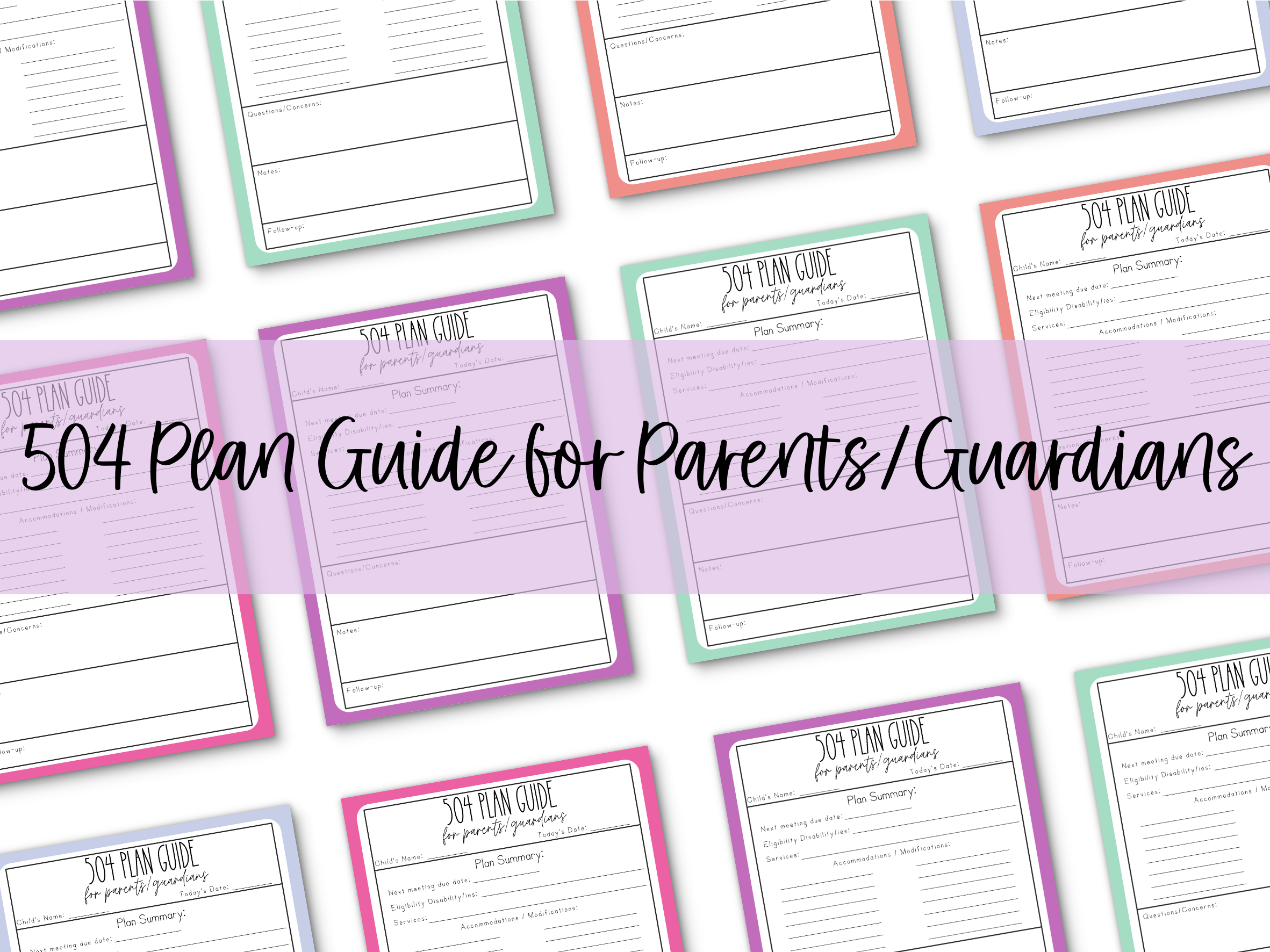 Digital Download 504 Plan Guide – Play Therapy Creative