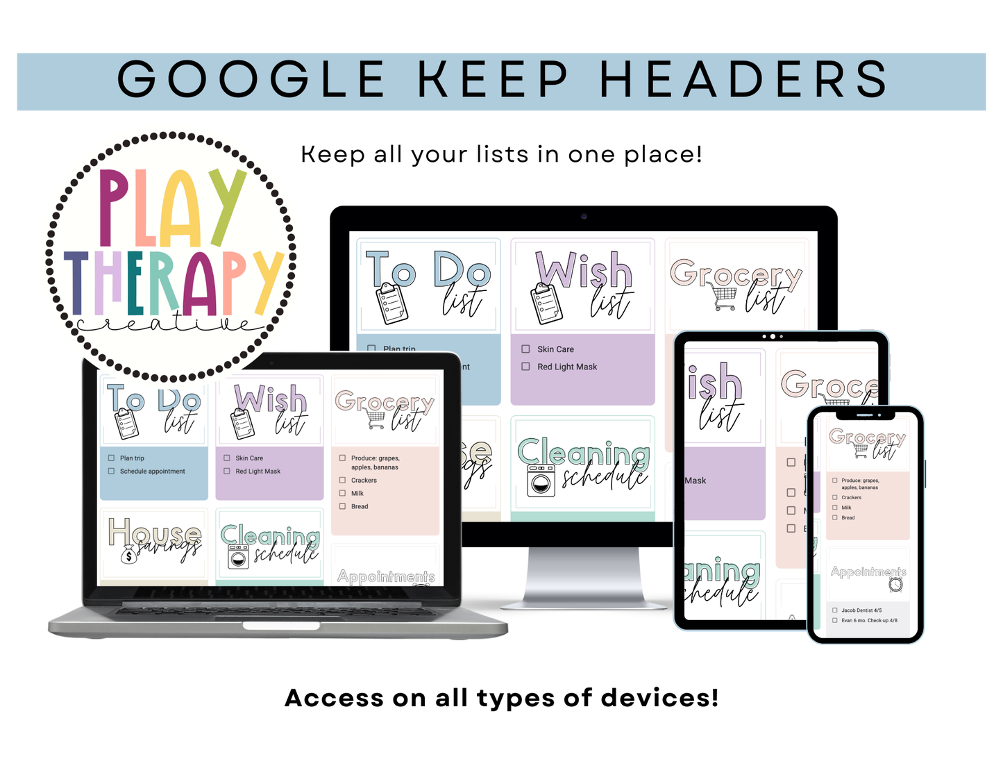 650+ Google Keep Headers for Parents | Google Keep Colors