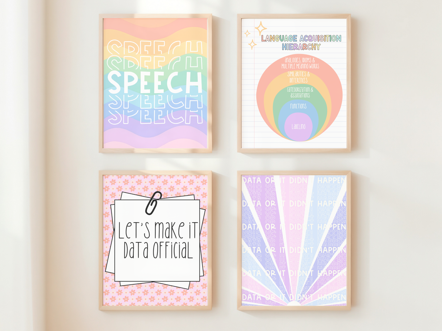 Speech Room Posters
