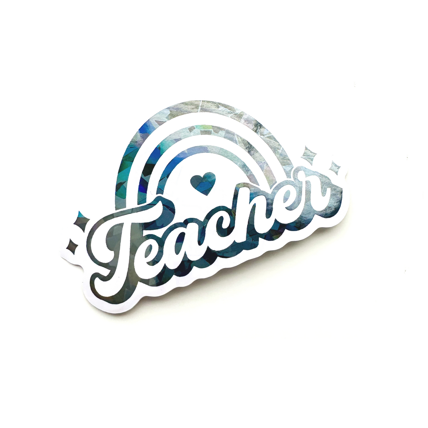 Teacher Rainbow Sticker