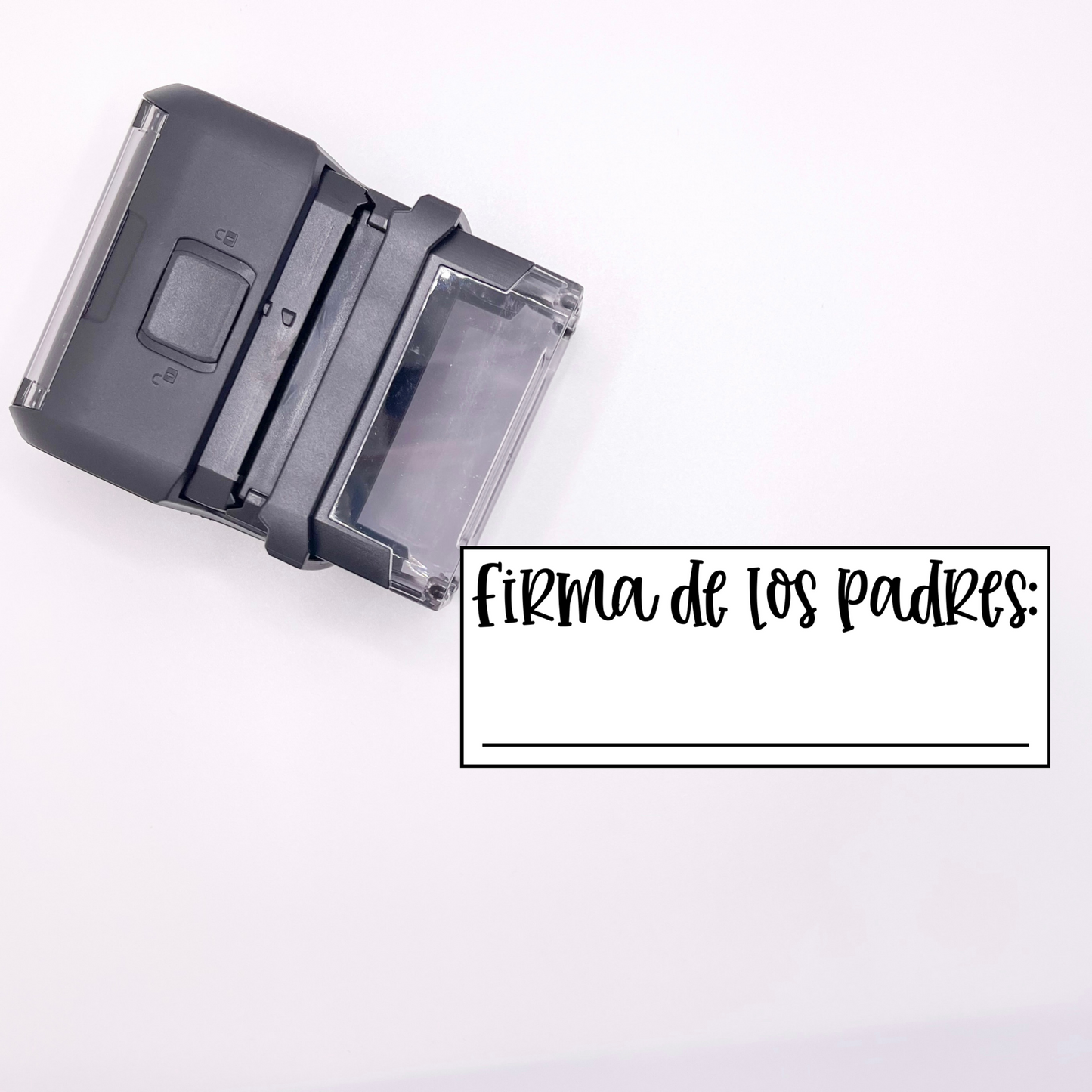 "Firma de los Padres" Self-Inking Stamp (SPANISH VERSION)