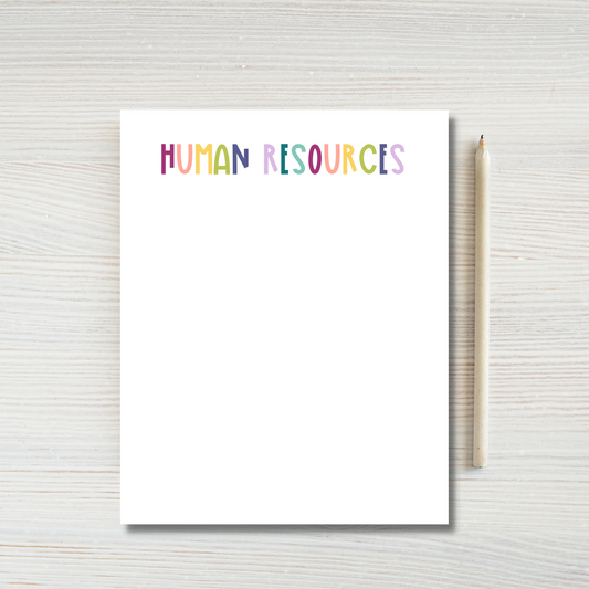 Human Resources Notepad