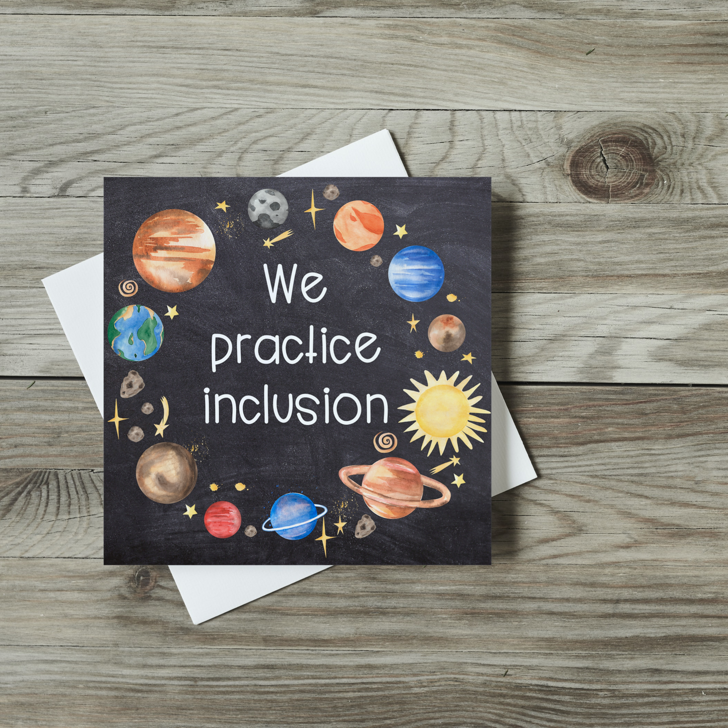 Space Classroom Affirmation Card Set