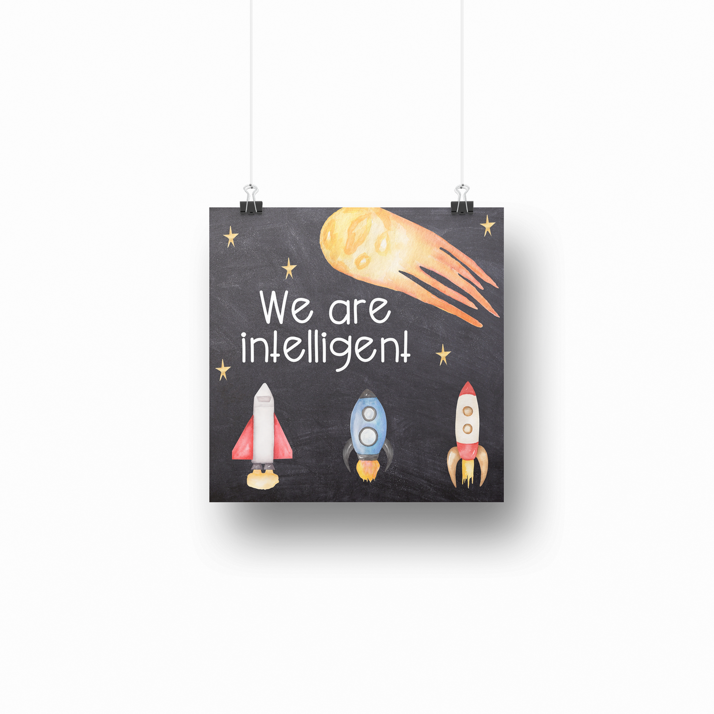Space Classroom Affirmation Card Set