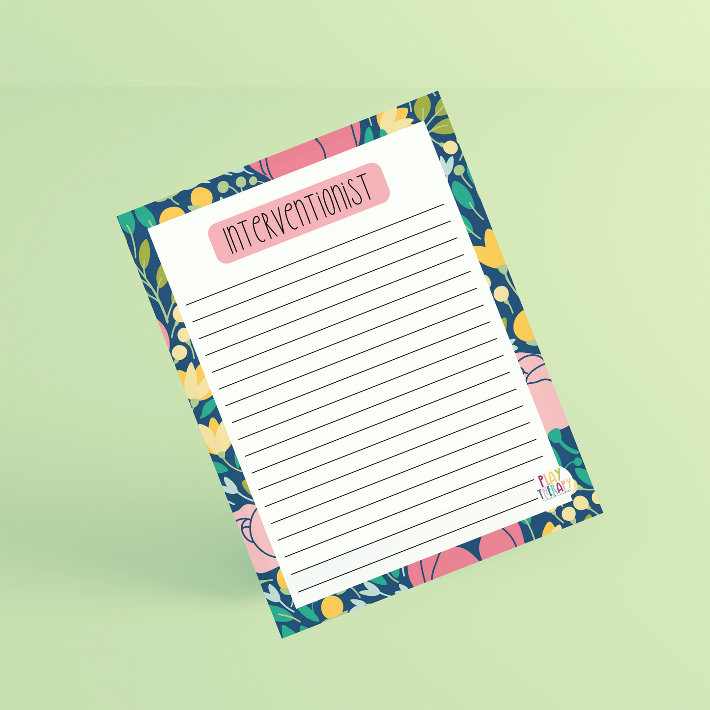 Floral Interventionist Notepad