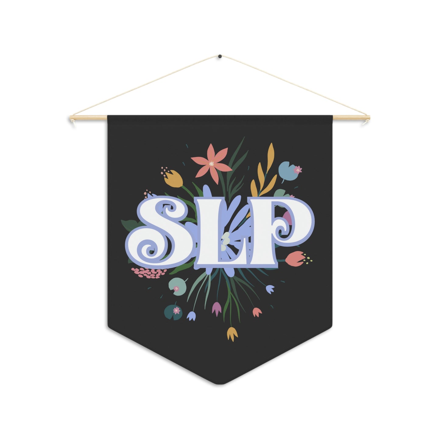 Floral SLP Pennant (18 x 21 in)