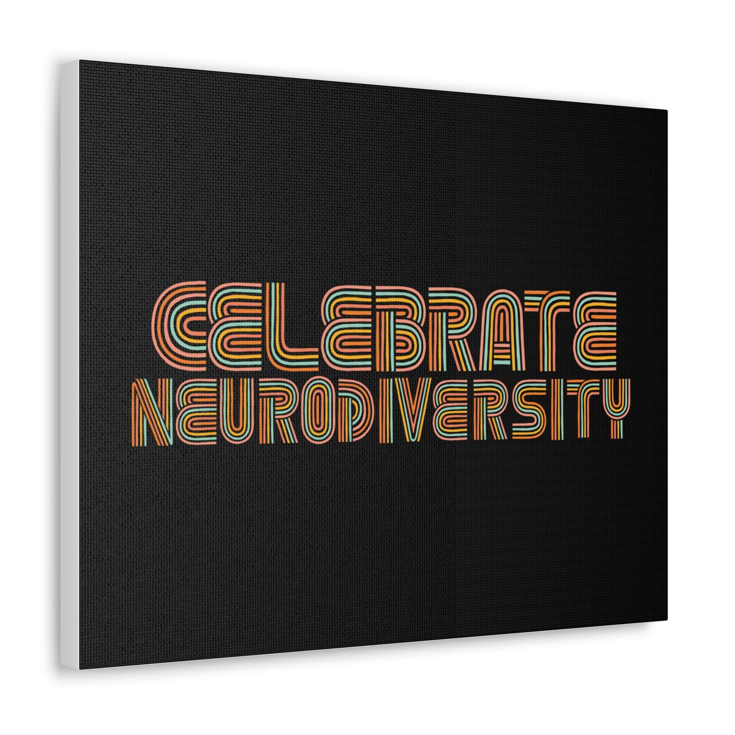 Celebrate Neurodiversity Canvas Print (20 x 16 in)