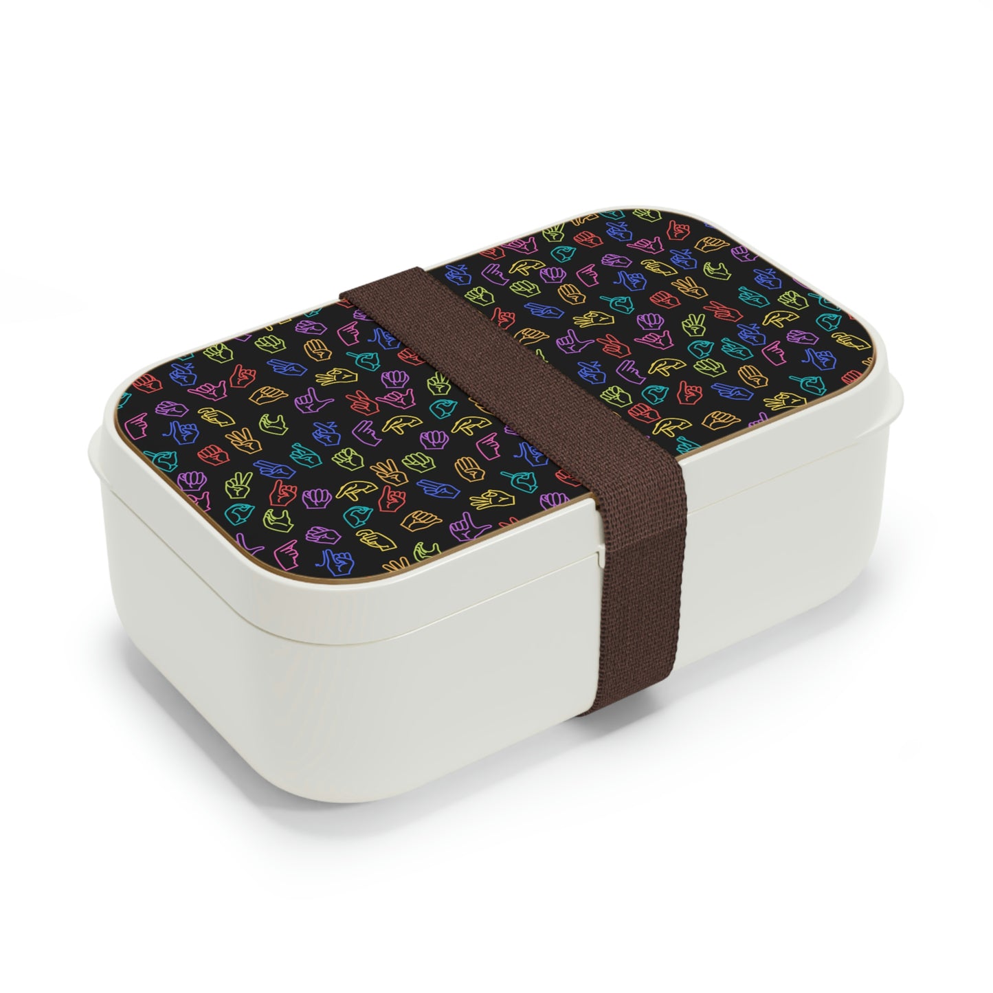 Customizable Rainbow ASL Bento Box