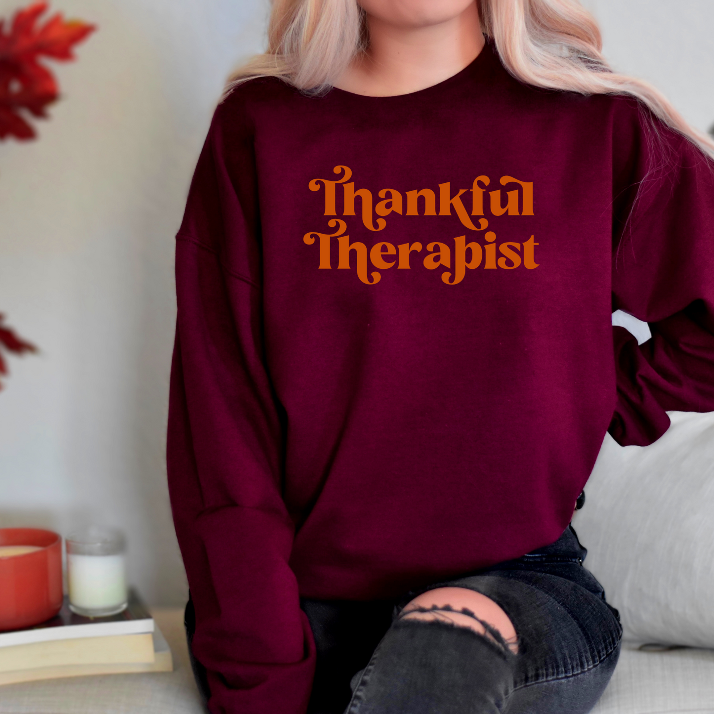 Thankful Therapist Pullover