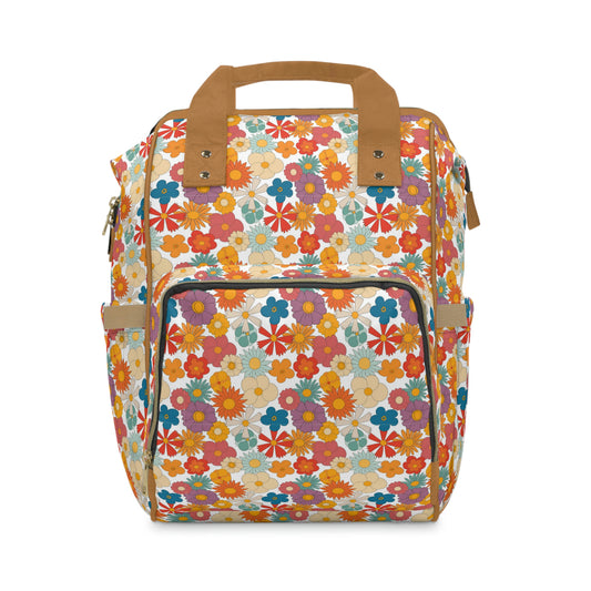 Retro Floral Backpack