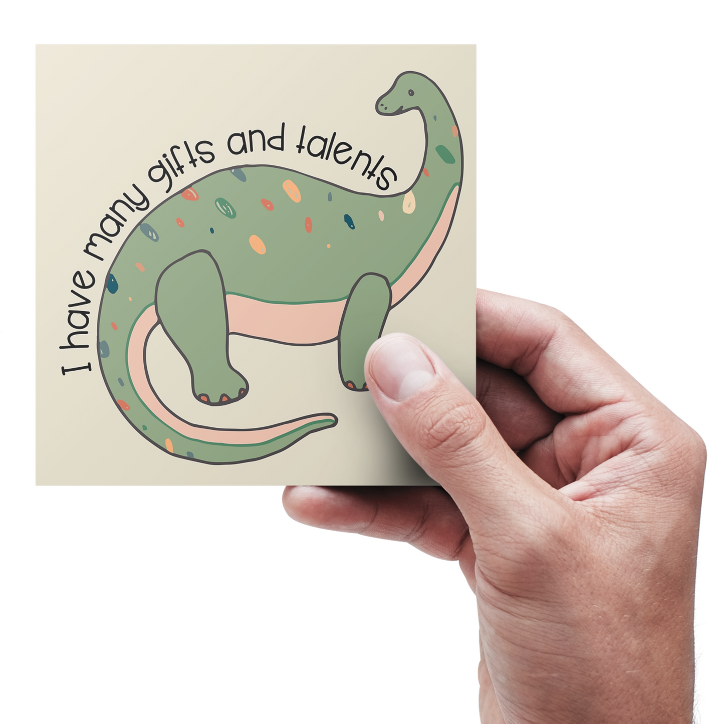Dinosaur Kids Affirmation Card Set
