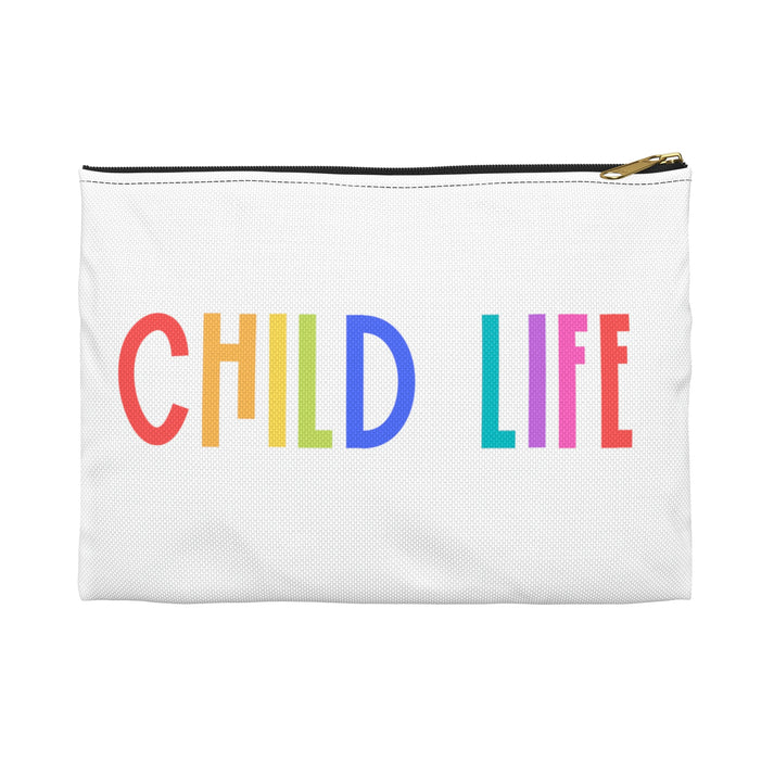 Custom Bright Rainbow Pencil Pouch