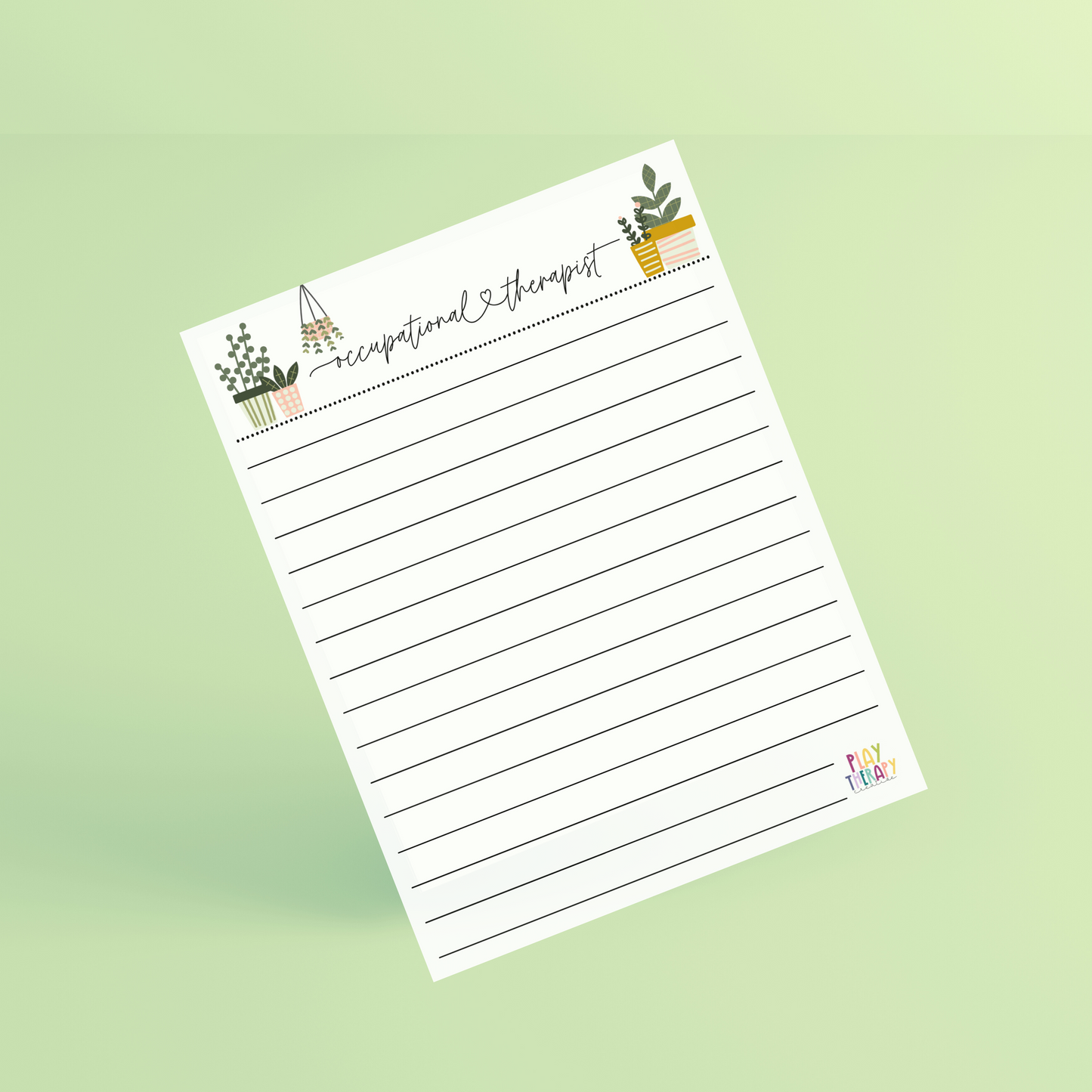 OT Plant Lover Notepad